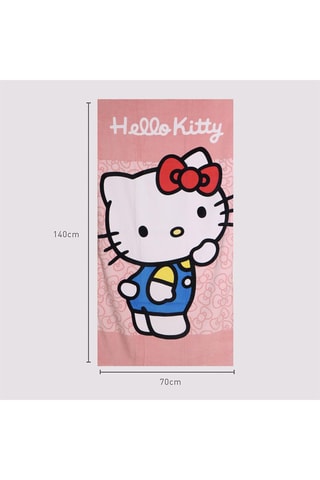 Douchelaken Hello Kitty Sanrio - Roze - 70 x 140 cm