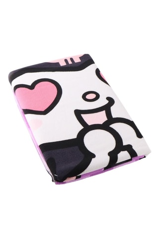 Douchelaken Kuromi Sanrio - Paars - 70 x 140 cm