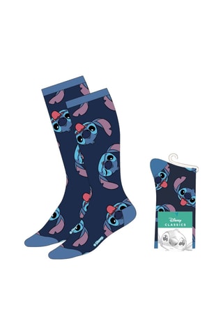 1 Paar Sokken Stitch Lilo en Stitch Disney - Donkerblauw