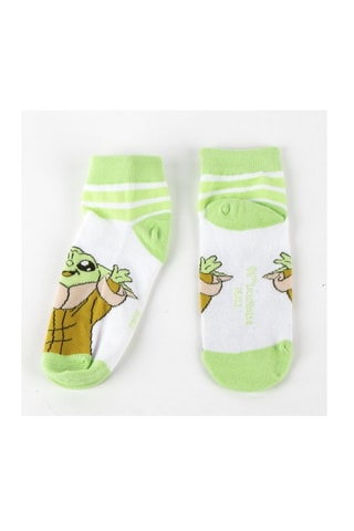 2 paar sokken Grogu The Mandalorian Star Wars - Lichtgroen