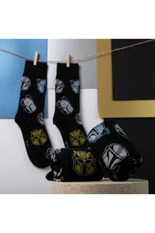 Sokken Mando The Mandalorian Star Wars. Zwart