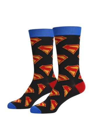 Sokken Superman Justice League DC Comics - Antraciet