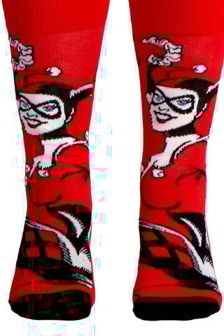 Sokken Harley Quinn DC Comics - Rood