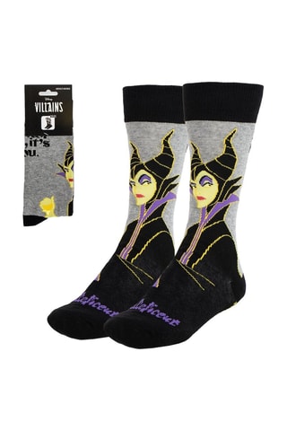 Sokken Maleficent Doornroosje Disney - Zwart