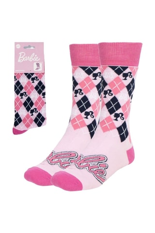 Sokken Barbie - Poederroze