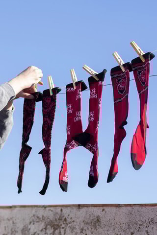 3 Paar Sokken Game of Thrones - Rood en zwart