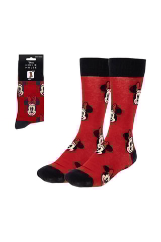 Sokken Minnie Disney - Rood en Zwart