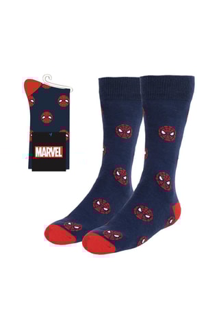1 Paar Sokken Spider-Man Avengers Marvel - Rood en Blauw
