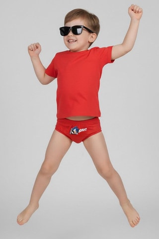 3 Slips Sonic en Knuckles Sonic - Kobaltblauw en Rood