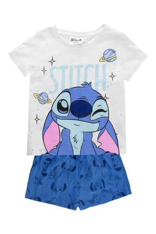 Pyjama Stitch Lilo en Stitch Disney - Wit en Blauw