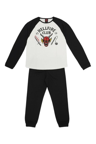 Pyjama Stranger Things Disney - Wit en Zwart
