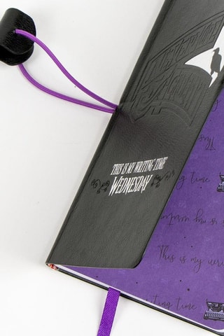 Bloc-notes a righe Mercoledì Addams La Famiglia Addams - Nero