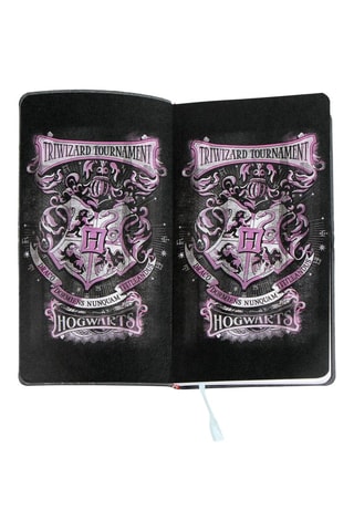 Bloc-notes a righe Harry Potter - Grigio scuro