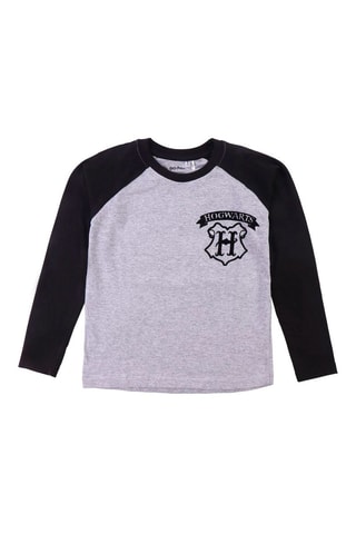 T-shirt Harry Potter - Nero e grigio melange