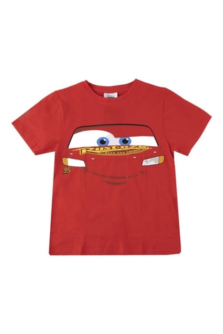 T-shirt Saetta McQueen Cars Disney Pixar - Rosso