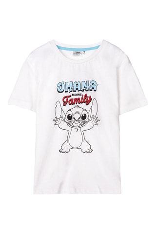 T-shirt Lilo e Stitch Disney - Bianco