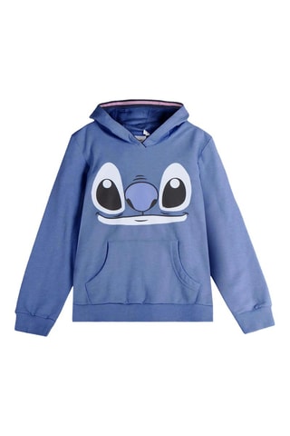 Felpa con cappuccio Stitch Lilo & Stitch Disney - Blu scuro