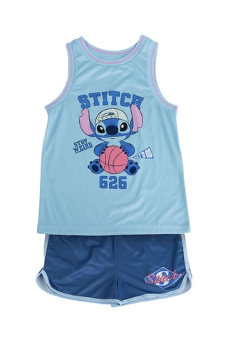 Canotta e shorts Stitch Lilo e Stitch Disney - Blu