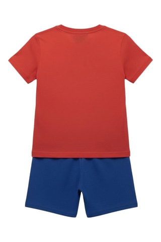 T-shirt e shorts Spidey e i suoi fantastici amici Marvel - Rosso e navy