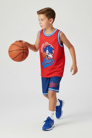 Canotta e shorts Sonic Sonic the Hedgehog - Blu