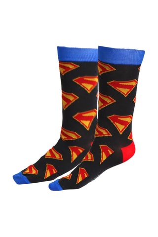 3 Paar Sokken Superman Justice League DC Comics - Rood en Geel 