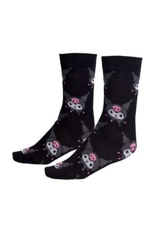 3 Paar Sokken Kuromi Sanrio - Roze en lichtpaars