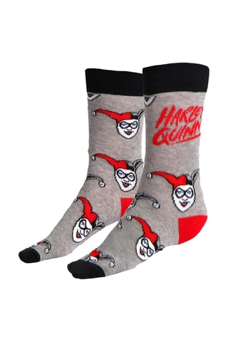 3 Paar Sokken Harely Quinn DC Comics - Rood en Zwart 