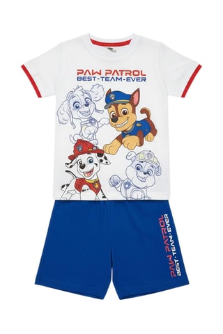T-shirt e shorts Paw Patrol - Bianco