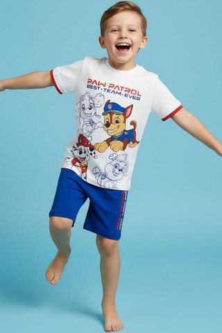 T-shirt e shorts Paw Patrol - Bianco