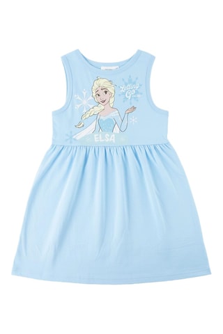 Abito Elsa Frozen Disney - Celeste
