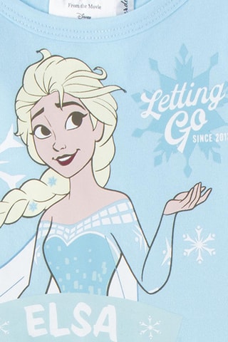 Abito Elsa Frozen Disney - Celeste