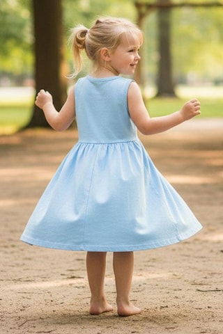 Abito Elsa Frozen Disney - Celeste