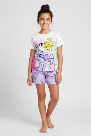 Pyjama Stitch Lilo en Stitch Disney - Paars