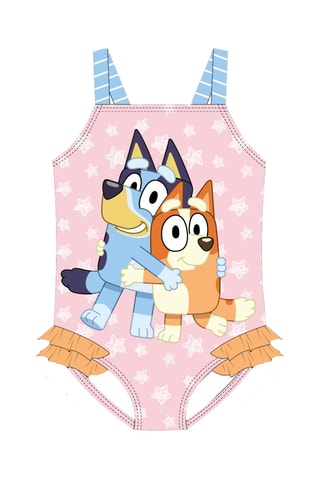 Costume intero Bluey e Bingo Bluey - Rosa e bianco