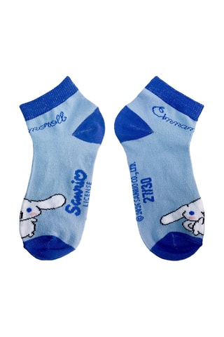 7 Paar Sokken Hello Kitty Sanrio - Roze en wit