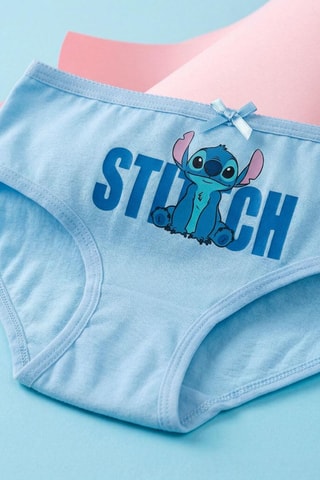 5 Onderbroeken Stitch Lilo en Stitch Disney - Hemelsblauw en roze 