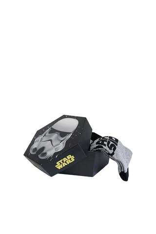 3 Paar Sokken Star Wars - Gemêleerd Grijs, Zwart en Wit 