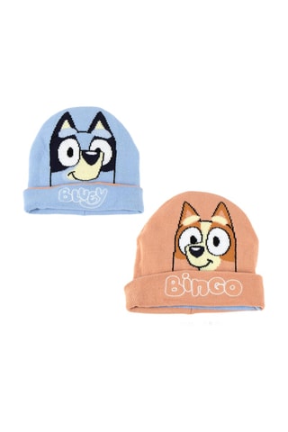 Dubbelzijdige Muts Bluey en Bingo Bluey - Hemelsblauw 
