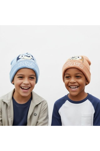 Dubbelzijdige Muts Bluey en Bingo Bluey - Hemelsblauw 