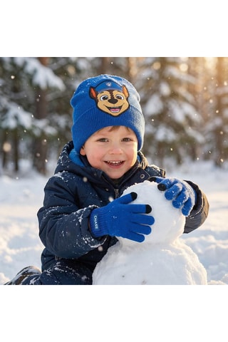 Muts en handschoenen Chase Paw Patrol - Koningsblauw