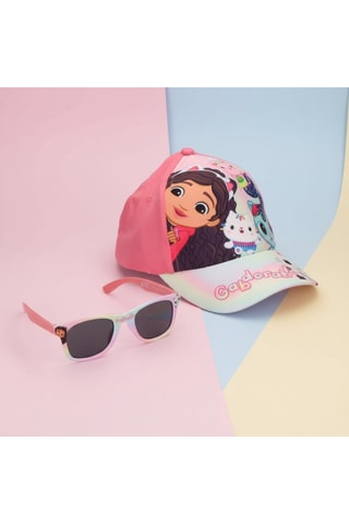 Cappellino e occhiali da sole kids La casa delle bambole di Gabby - Rosa