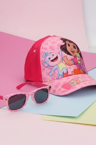 Cappellino e occhiali da sole kids Dora l’esploratrice - Rosa