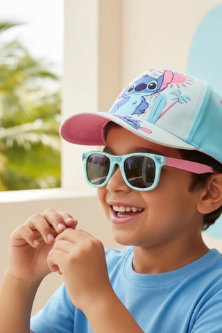 Cappellino e occhiali da sole kids Stitch Lilo e Stitch Disney - Azzurro