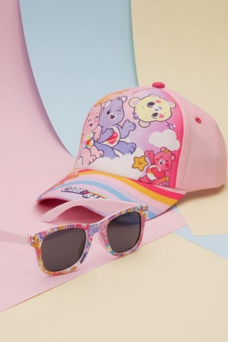 Cappellino e occhiali da sole kids Gli orsetti del cuore - Rosa