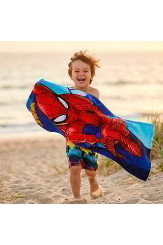 Strandlaken Spider-Man Avengers Marvel - Blauw - 70 x 140 cm