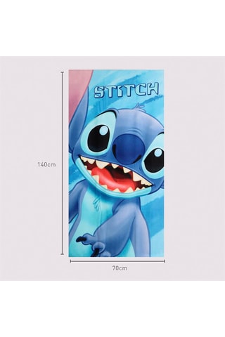 Strandlaken Stitch Lilo en Stitch Disney - Blauw - 70 x 140 cm