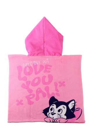 Badcape met Capuchon Minnie Disney - Roze en Lichtgroen