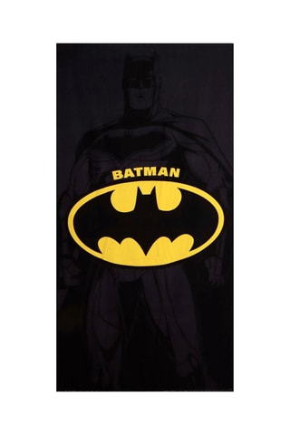 Strandlaken Batman Justice League DC Comics - Zwart en Geel - 90 x 190 cm