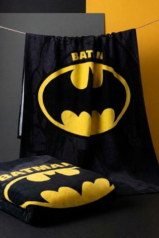 Strandlaken Batman Justice League DC Comics - Zwart en Geel - 90 x 190 cm