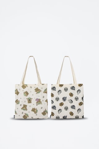 Totebag The Mandalorian Star Wars - Ecru